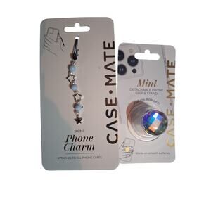 NWT Casemate phone accessories- Mini Phone Charm & Mini Detachable Phone Stand